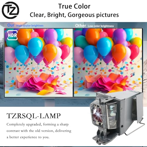 Lámpara de reemplazo para proyector TZRSQL BL-FP190E/SP.8VH01GC01 miniatura 3