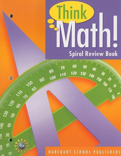 Think Math!, Grade 5 Spiral Review Book: Harcourt School Publishers ...