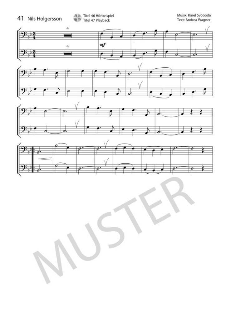 Posaunen Fuchs Band 1 und Spielbuch (EH3811, EH3810, 9783866260818, 9783866264021) + Poliertuch aus Mikrofaser (Starterset)
