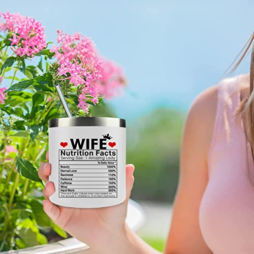 Rhythmheart Mothers Day Gifts For Wife From Husband - Gifts For Wife - Wife Gifts Ideas - Funny Gifts For Her - Anniversary I Love You Gifts For Her - Wife Birthday Gifts Ideas - Wife Mug 14Oz, White #TOP2
