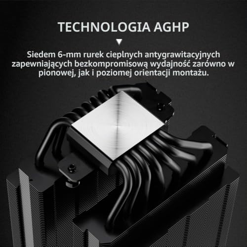 Thermalright Phantom Spirit 120 Digital EVO CPU chłodnica powietrza, 7 heat pipes CPU, wentylator Dual 120 mm PWM, Digital Screen Top Cover, do AM4/AM5/Intel LGA1700/1851/1150/1151/1200, chłodzenie PC