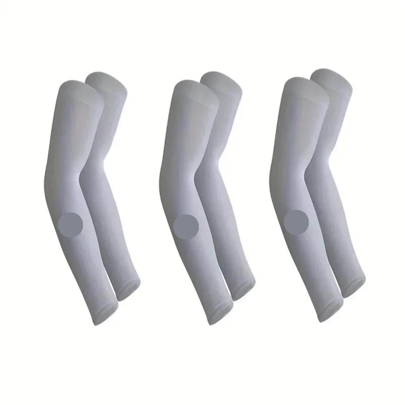 Mangas De Brazo De Seda De Hielo Unisex for Protección Solar De Verano, Guantes De Refrigeración for Ciclismo Al Aire Libre, 3 Uds.
