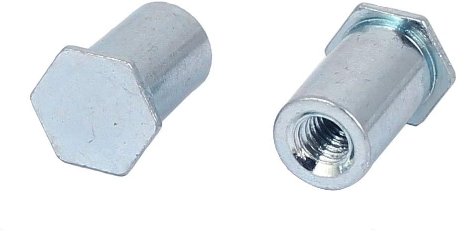 M3x9mm Hex Nails, Screws & Fasteners Head Zinc Plated Carbon Steel Blind Self Clinching Nut & Bolt Sets Standoff 500pcs