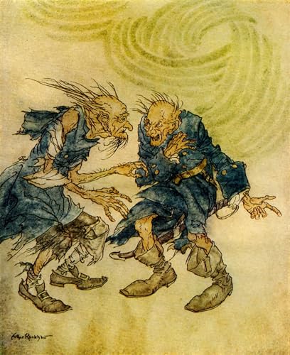 Affiche Arthur Rackham Décoration Murale Toile pour Grand Mur Vide de Salon 60x90