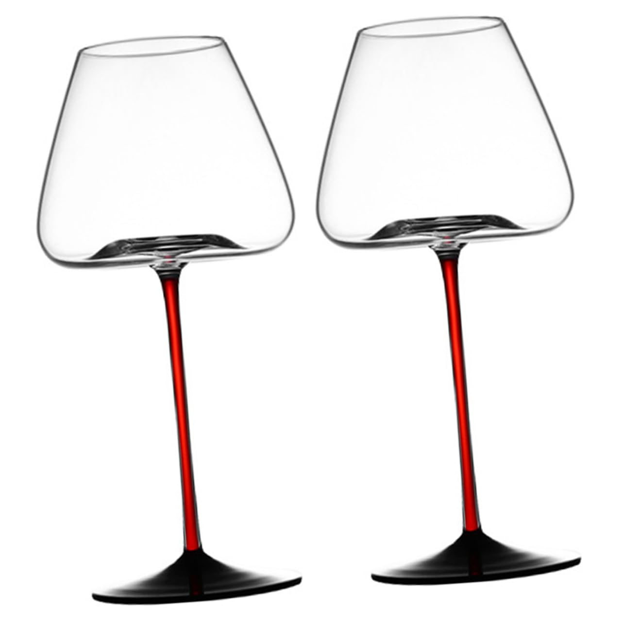 Verres à cocktail Halloween au design transparent raffiné lot de 2 pièces