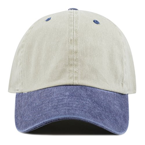 Image of The Hat Depot 100% Cotton Pigment Dyed Low Profile Dad Hat Six Panel Cap