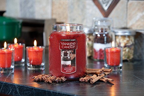 Yankee-Candle-Kitchen-Spice-Scented-Classic-22oz-Large-Jar-Single-Wick-Over-110-Hours-of-Burn-Time-Ideal-for-Home-Celebrations-Gifting Yankee Candle Kitchen Spice Scented Classic 22oz Large Jar Single Wick Over 110 Hours of Burn Time Ideal for Home Celebrations Gifting