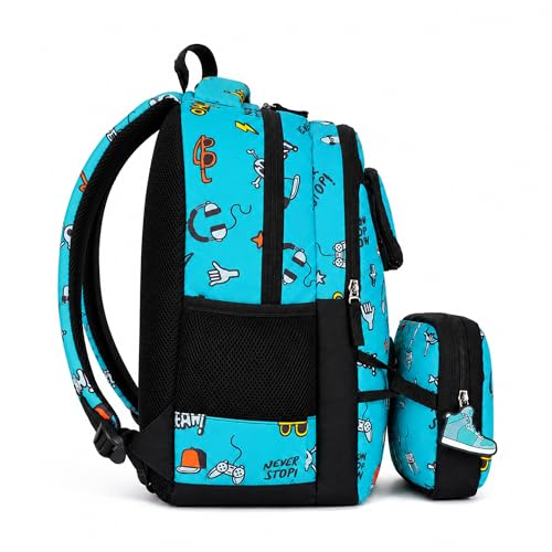 Image of Nasher Miles Polyester Backpack | Ideal for Preschool, Kindergarten, College, School, Office& Travel | Toddler, Girls, Boys, Men, Women