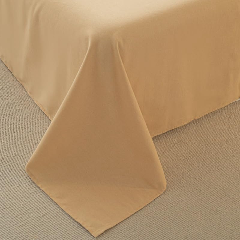 Sabanas Cama Lijada De Algodón Puro, Funda De Cama Individual Gruesa De Color Sólido, Sábana De Algodón Puro De Una Sola Pieza, Verde Hierba, 180X230Cm