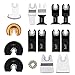 Saw Blades, Baban 20 Pcs Multitool Blades Wood/Soft Metal Oscillating Multitool Quick Release Saw Blades Mixed Universal Blade Set Compatible with Most of Oscillating Tool