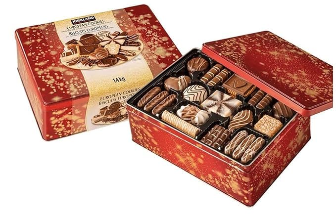 Miniatura 3 de Surtido de lujo de galletas europeas de chocolate navideño (surtido de galletas de Navidad), galletas europeas Kirkland Signature con chocolate