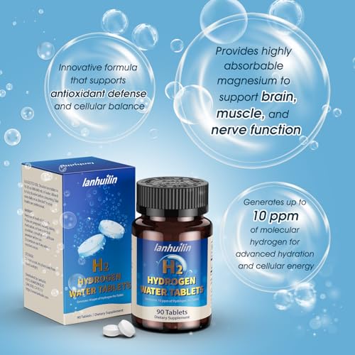 Hydrogen Water Tablets with 150MG Magnesium, 10 PPM H2 Hydrogen Tablets for Drinking Water - Image 8