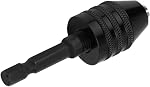 Adaptateur de changement de mandrin sans clé 1/4 pouce pour visseuse à percussion mini perceuse électrique