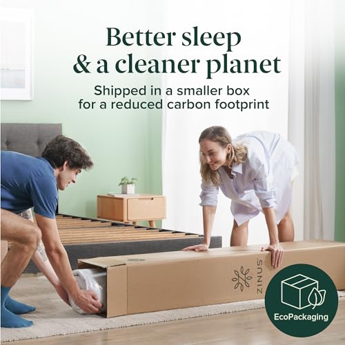 Zinus 6-Inch Twin Hybrid Mattress - Fiberglass Free, Medium Firmness, Certified Safe, Mattress in a Box