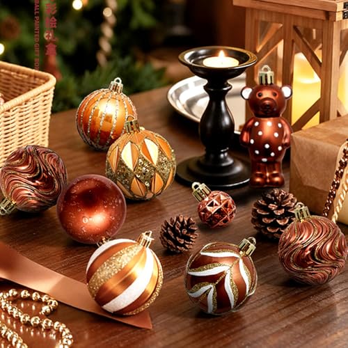 Boules de Noël incassables pour sublimer le jardin la cour et le salon familial