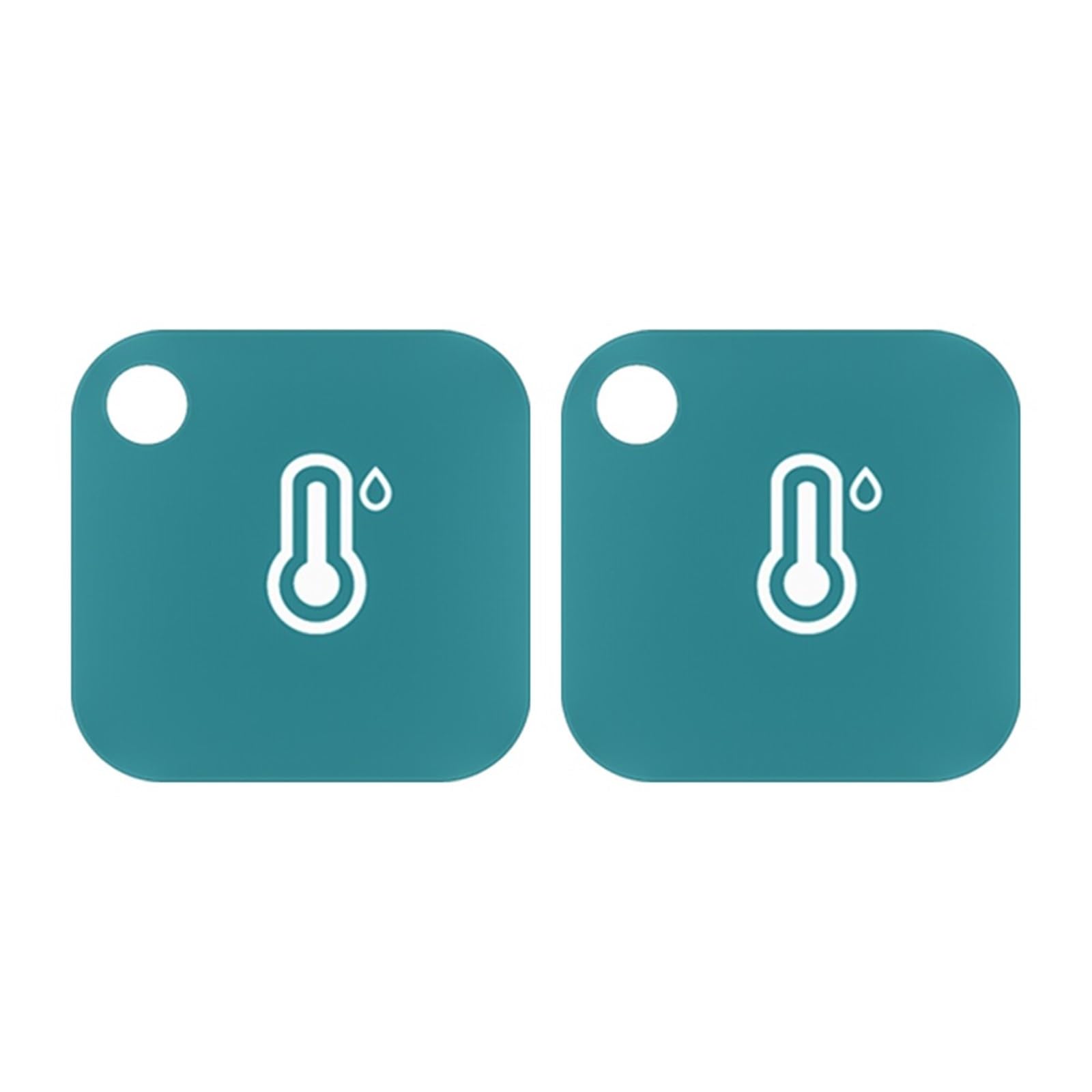WIFI Temperatura Humedad Sensor Interior Higrómetro Termómetro Detector Registradores De Datos Notificación Alarma Remota For La Aplicación Preciso Rápido Monitorización Tiempo Real(2pcs-60cm)