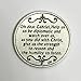 LM Religious Archangel Saint St Gabriel Pocket Token Coin Protection Protect Catholic Charm with Prayer Medal Religious Pray 1 1/8