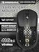 MAMBASNAKE M2 Ultra-Lightweight Wireless Gaming Mouse, PAW3395PRO Sensor 40000 DPI, 41g Carbon Fiber, Mouse Coiled Cable, Tri-Mode 2.4G/Bluetooth/Wired, 100M Clicks, Cloud Driver, Ergonomic Design