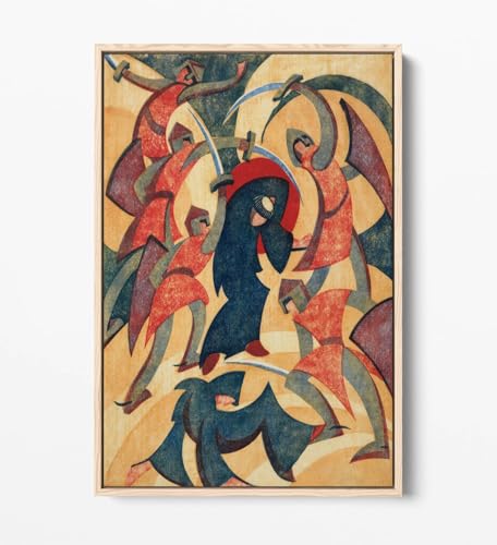 Impression sur toile Monseigneur St. Thomas avec cadre chêne - 2
