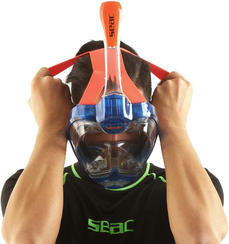 Miniatura 7 de SEAC Máscara de esnórquel de cara completa Magica cómoda para caras más pequeñas