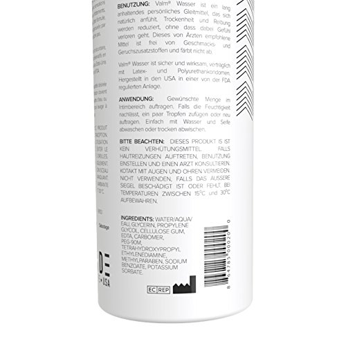 Valm Water Based Personal Lubricant - Sex Lube For Women, Men, And Couples - 8.5 Ounce Pump #TOP4