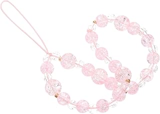 OSALADI Cordão De Telefone Móvel Com Contas Cordão De Telefone Celular Para Telefone Para Telefone Celular Cordão Rosa Cordão De Contas Cordão De Telefone Correntes De Telefone Adoráveis