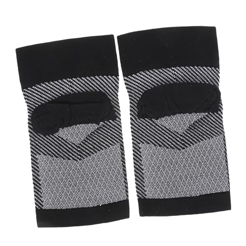 GOOHOCHY Ergonomic Fit Compression Socks Ankle Support for Running Snowboarding Climbing Black