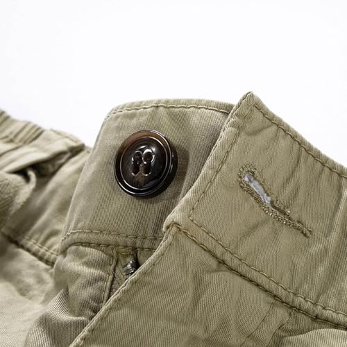 Short cargo pour homme coupe ample taille élastique confortable - 7