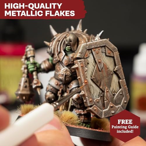 The Army Painter, Warpaints Fanatic Metallics Paint Set, 10 x 18 ml Acrylic Metallic Paints, Incl. Gold, Copper, Metal, Bronze and Silver - Miniature paint set for D&D & Warhammer Miniatures - Thumbnail 5