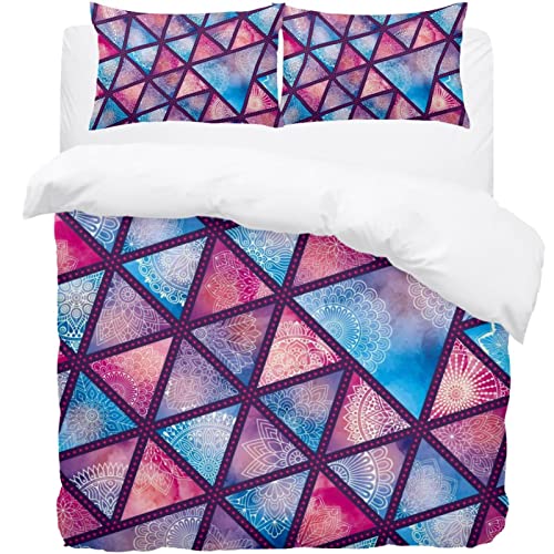 Parure de lit simple bleu motif floral pour rafraîchir une chambre triste - 2