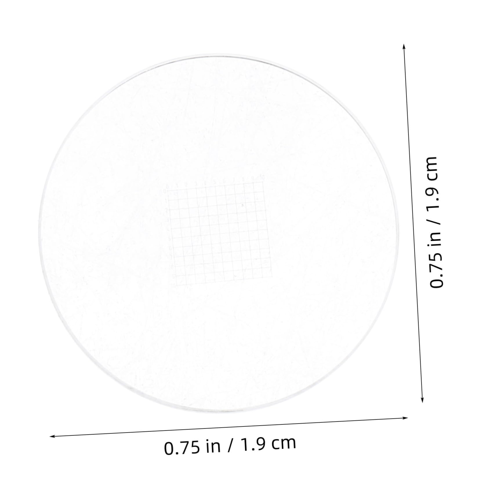 KICHOUSE Glass Eyepiece Micrometer for Light Microscope Calibration Tool Net Shaped Ruler for Precision Measurement