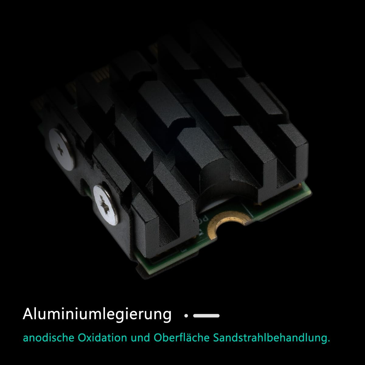 M.2 2230 - Disipador de calor SSD de aluminio con almohadillas térmicas para SSD M.2 2230