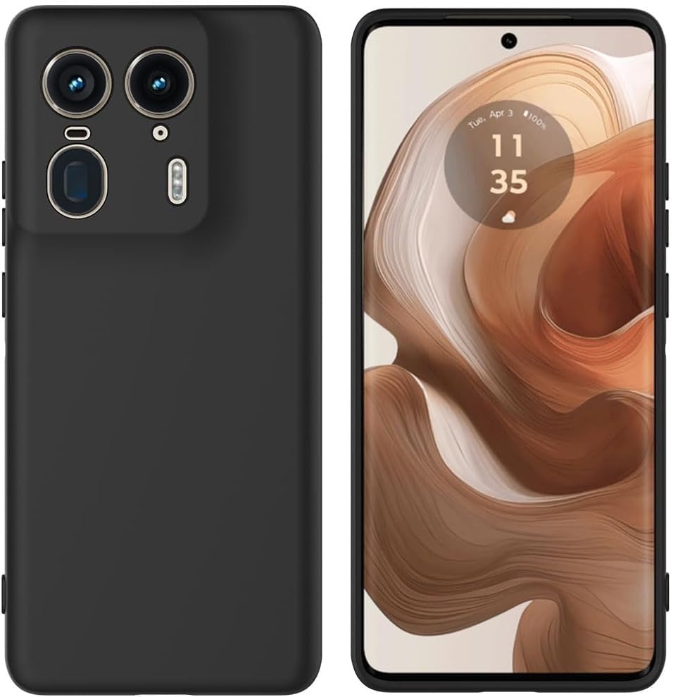 VSHOP for Motorola Moto Edge 50 Ultra 5G Phone Case, Soft Slim TPU Silicone Back, Shock Absorption, Skin-Friendly & Anti-Scratch, Case Cover for Motorola Moto Edge 50 Ultra 5G Case (Black) (B0DGGBYTMH) Amazon Price History, Amazon Price Tracker
