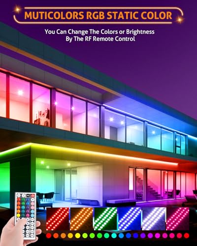 Image of WICHEMI Storefront LED Lights Window Lights LED Lights for Business 50FT