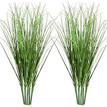 10 PCS Artificial Wheat Grass Plants, 14.6 Inch Faux Shrubs Wheat Grass Greenery Stems with Realistic Look, Fake Tall Grasss for Indoor Outdoor Decor, Artificial Plants for Home Office Garden, Large