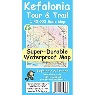 Kefalonia Tour & Trail Map