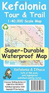 Kefalonia Tour and Trail Map