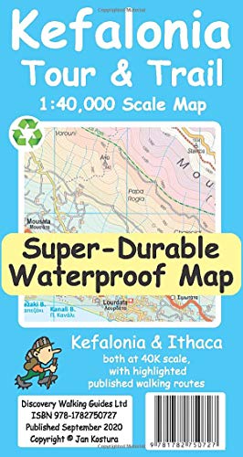 Kefalonia Tour & Trail Map