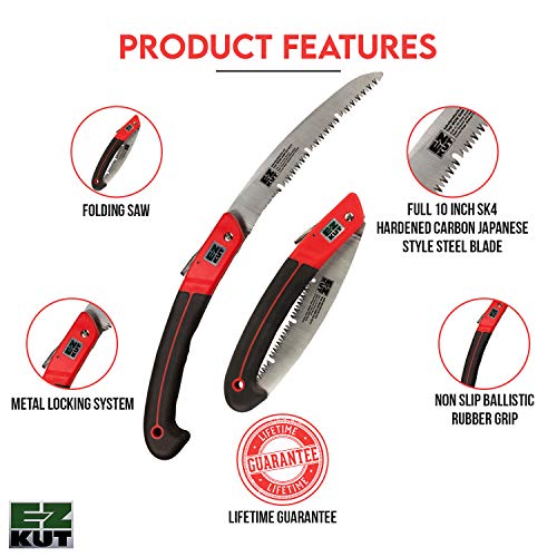EZ KUT Wow Folding Saw 10 Inch Foldable Hand Saw For