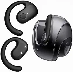 Fone de Ouvido Tradutor Inteligente, Tradução em Tempo Real, 144 Idiomas, Bluetooth, Preto