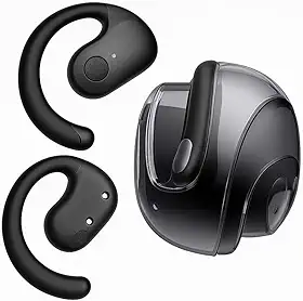 Fone de Ouvido Tradutor Inteligente, Tradução em Tempo Real, 144 Idiomas, Bluetooth, Preto