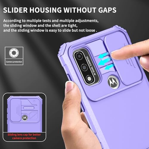 Funda Moto E7i Power antichoque con tapa de cámara deslizable 4