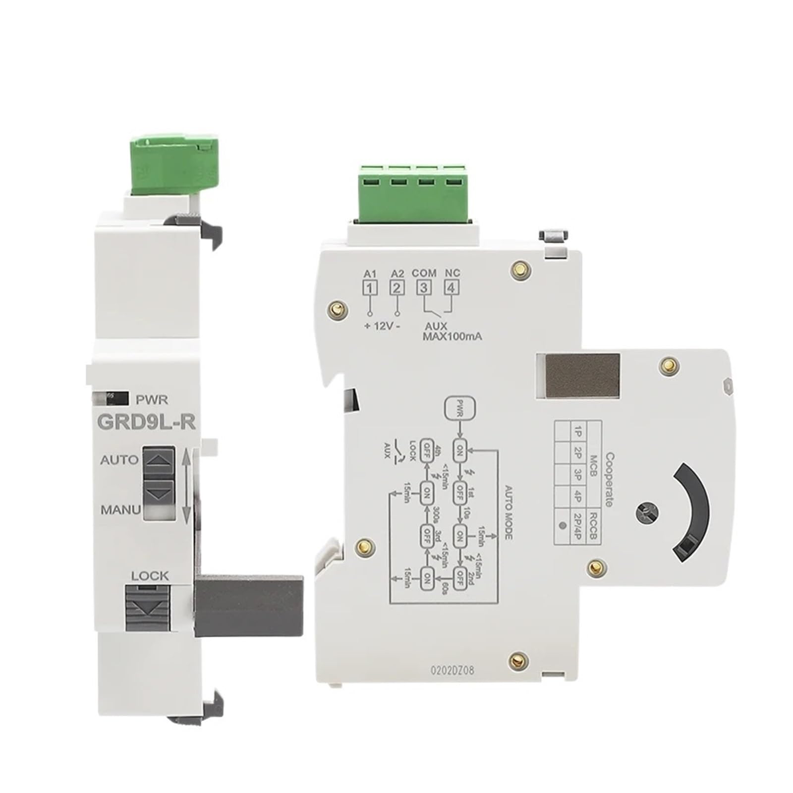1 pezzo GRD9L-R/C/S/D GYL9 RCCB Recloser Control Part Solo for la sostituzione da parte del cliente(GRD9L-R-AC220V)