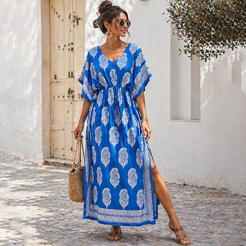 Image of Miss Lavish London Women's Kaftan- Kaftan Dress for Casual, Party, Evening, Vacation and Everyday Wear