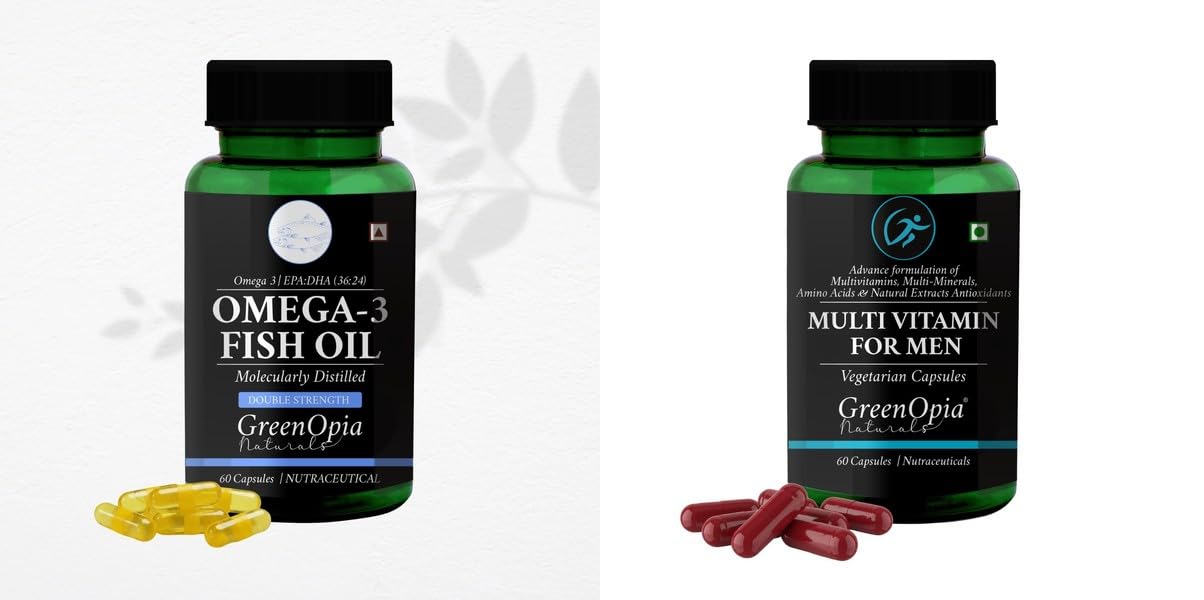 Fish Oil Double Strength Multivitamins For Men Wellness Daily Vitality 60 CAPSULES-image-11