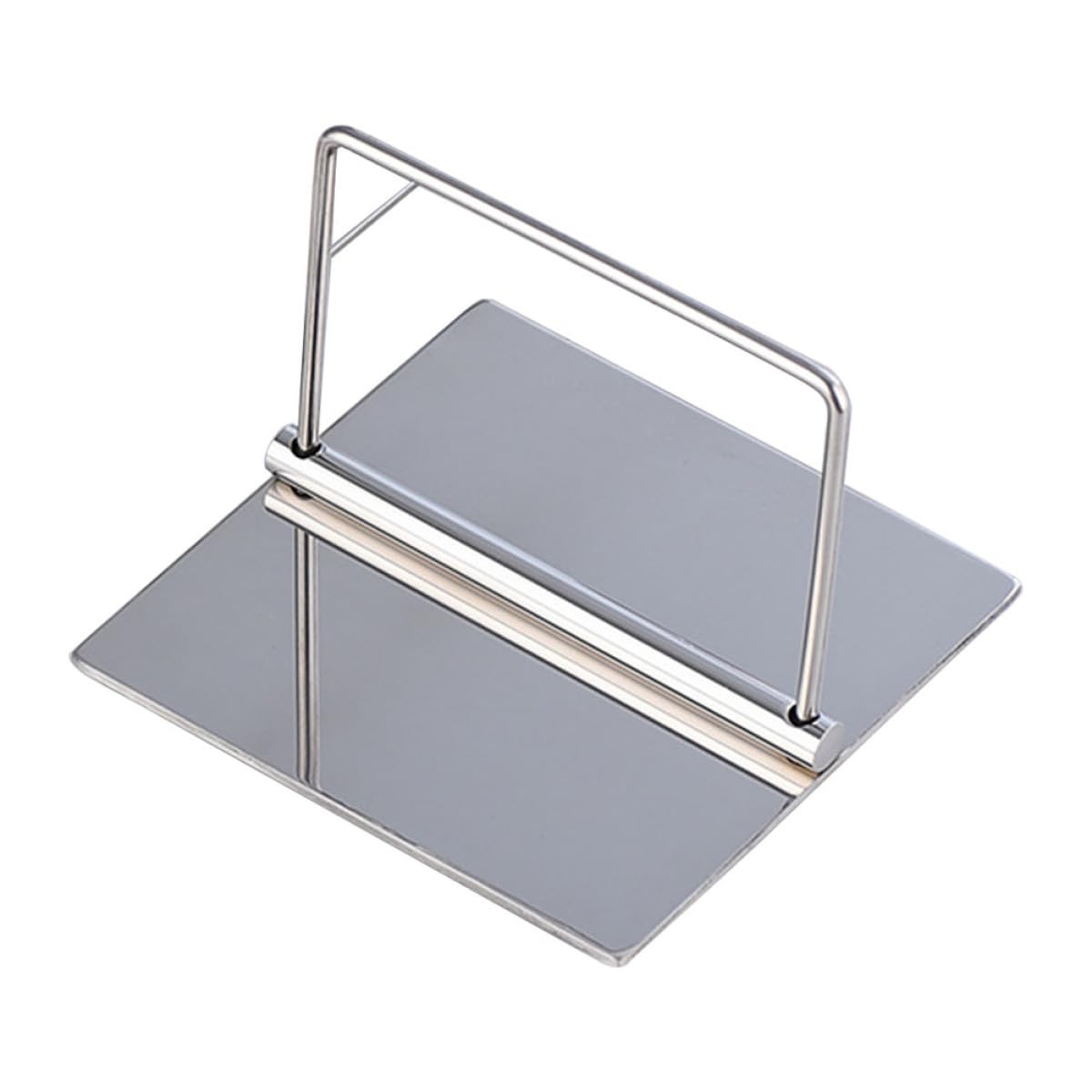 Portatovaglioli in Acciaio Inossidabile Argento Design Moderno e Superficie Attraente, Antiscivolo e Facile da Usare per Ristorante e Camera da Letto