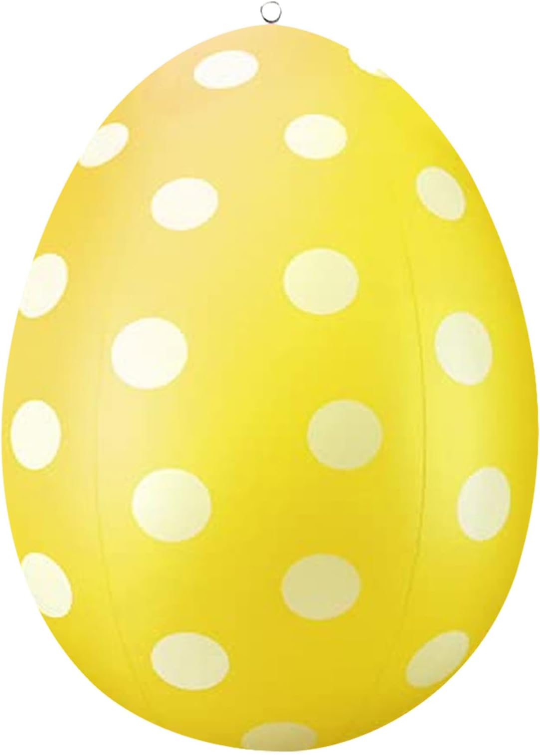 Inflatable Easter Egg Large Inflatable Spring Party Supplies Easter Egg Inflatable Decoration for Birthday Indoor Holiday Home Patio Porch Lawn Backyard Pathway Courtyard (Yellow)