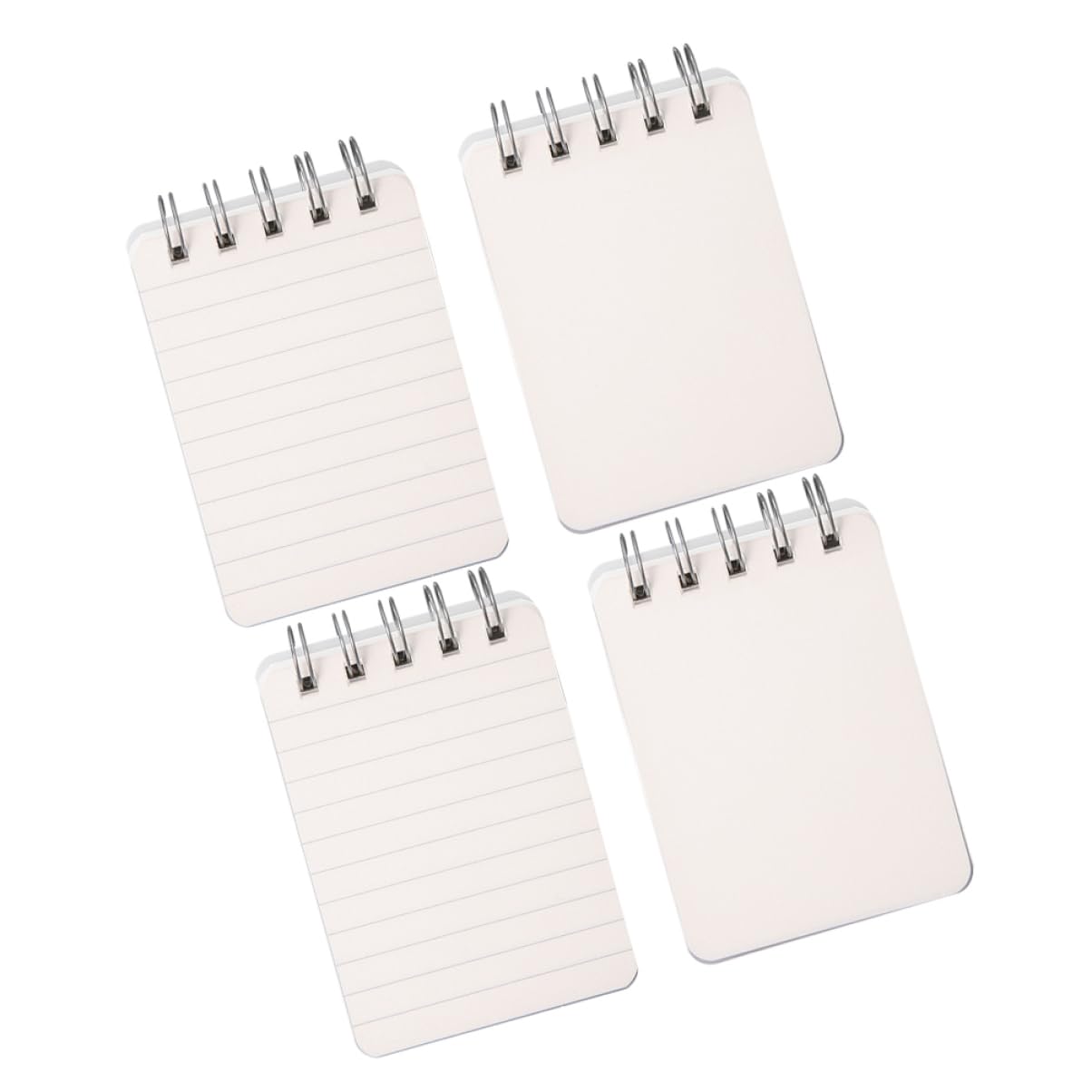 NUOBESTY 5 Ensembles Mini Cahier Travelers Notebook Cahier De Note Notepad Cahier Numérique Ventilateurs Portables Petit Mini Bloc-notes Accessoires D'écriture Papier Blanche 4 Pièces * 5
