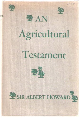 An Agricultural Testament B007P6TP8U Book Cover