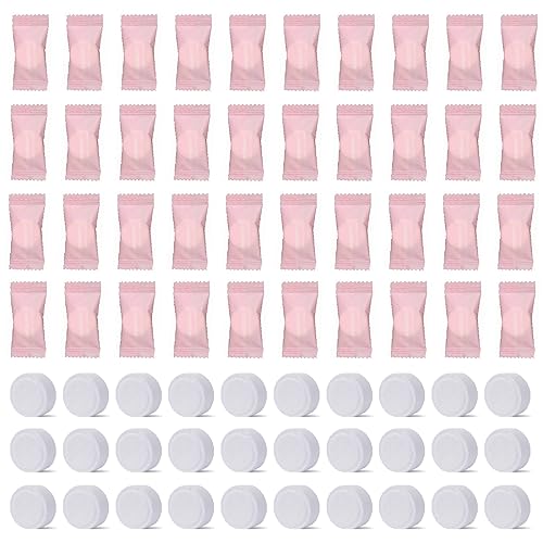 Jitnga 60 Piezas Toallitas Comprimidas En Pastillas Portátiles Mini Toallas Comprimidas Toallas Desechables Toallas Para Limpieza Facial Lavar Manos Para Interiores Exteriores